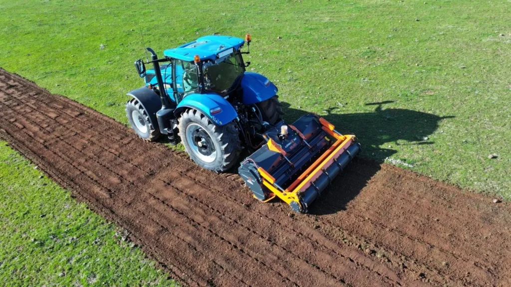 tractor stone crusher