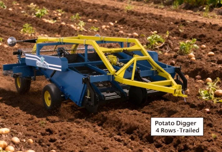 Potato Digger 4 Rows - Trailed