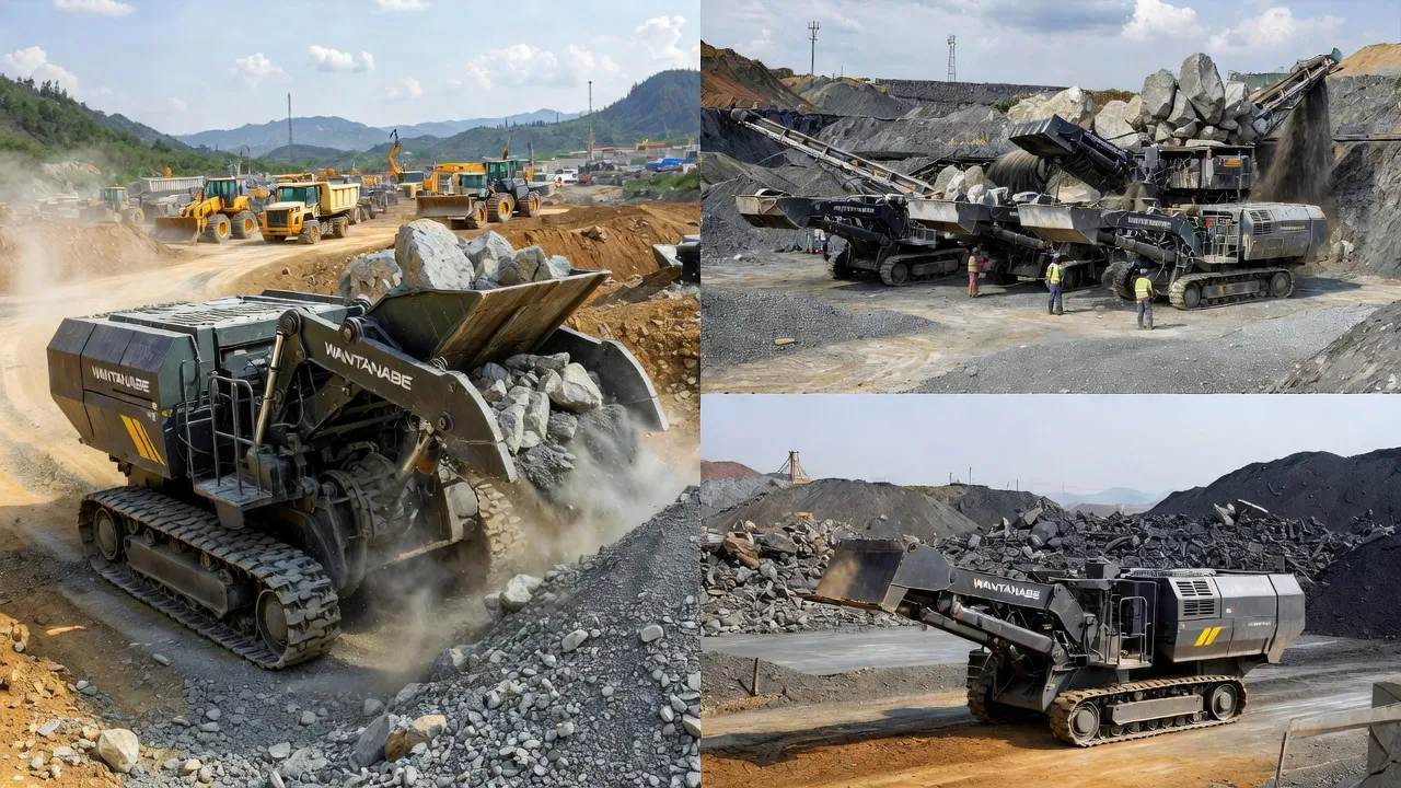 Flood recovery road reconstruction stone crusher mobile emergency