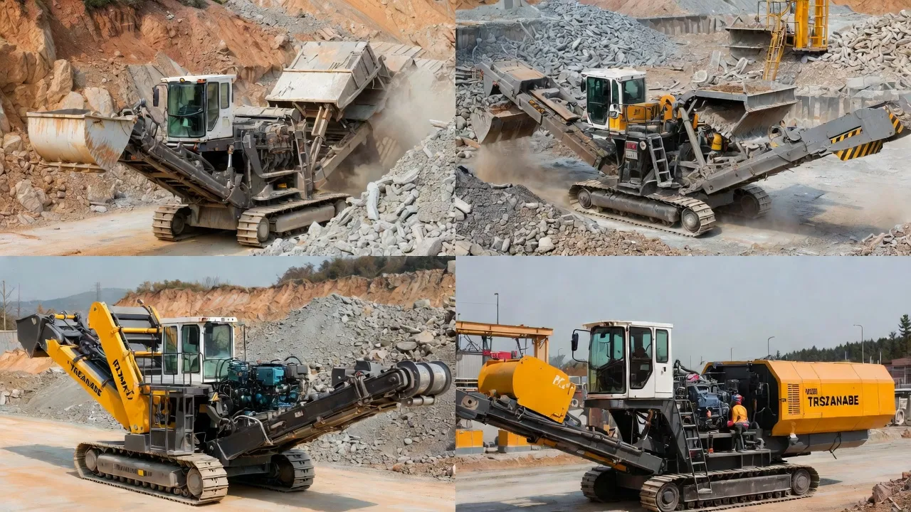 Stone crusher forestry land clearing rock removal Australia