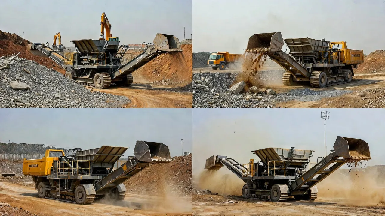 Disaster recovery stone crusher emergency road reconstruction flood bushfire