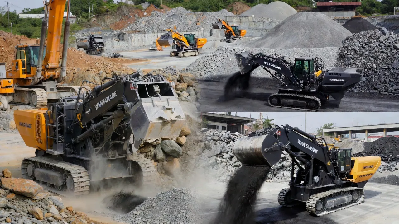 Battery energy storage BESS solar farm stone crusher site aggregate