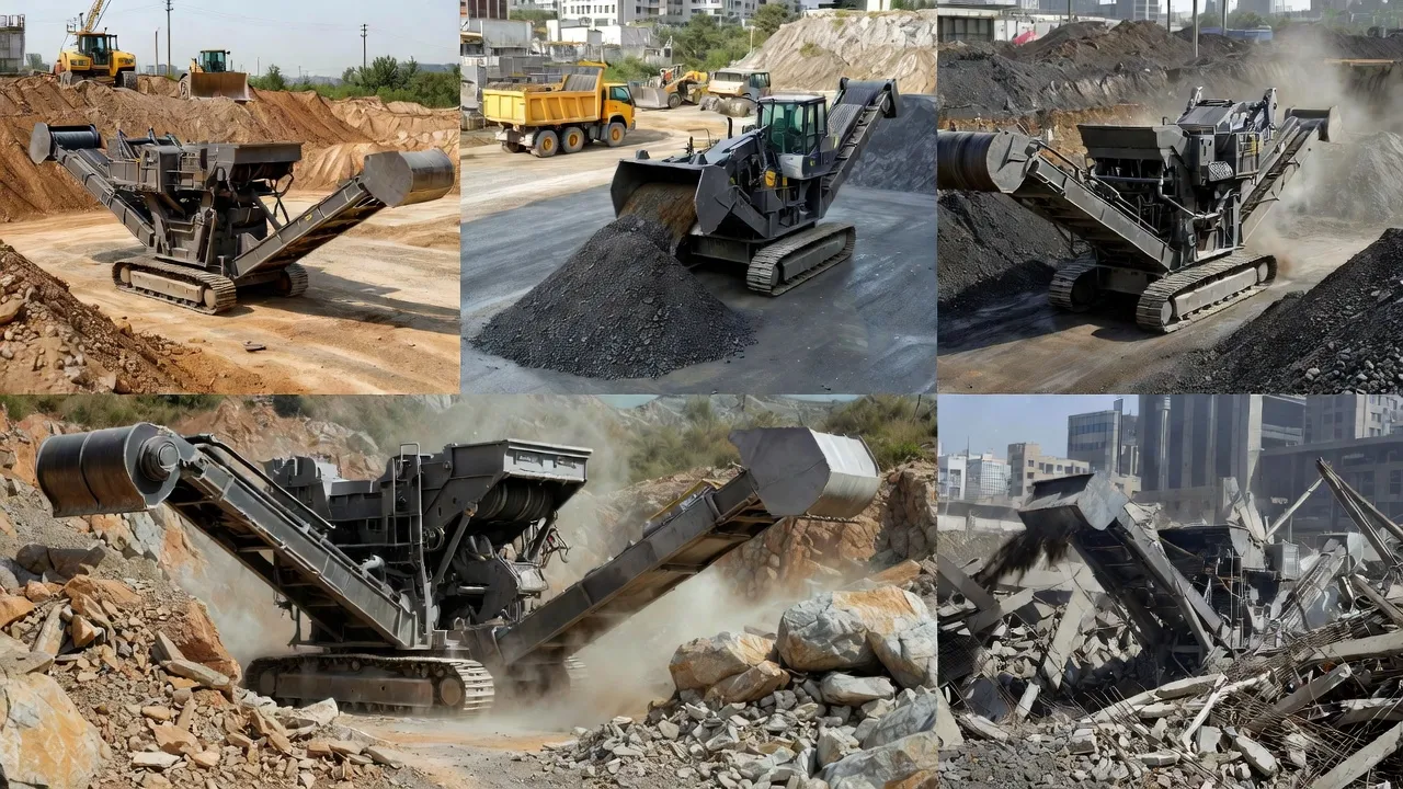 Brownfield soil remediation stone crusher contaminated concrete