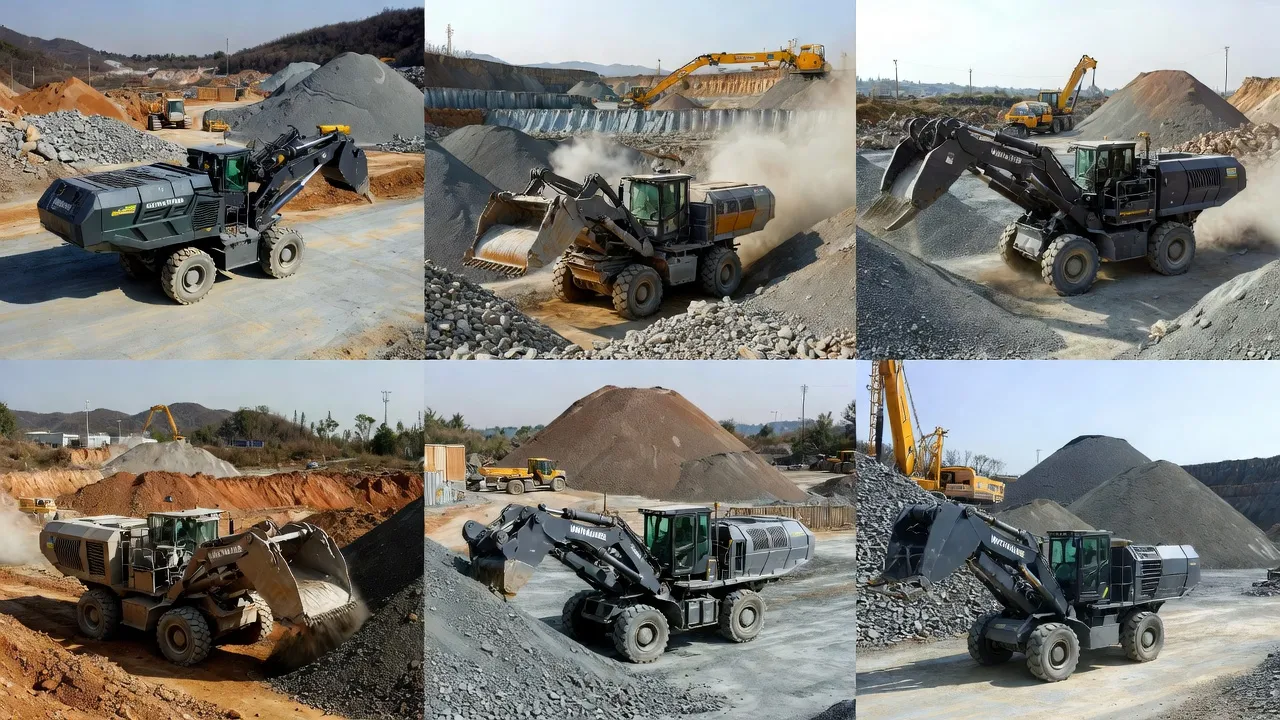 Pipeline corridor access road stone crusher aggregate oil gas construction