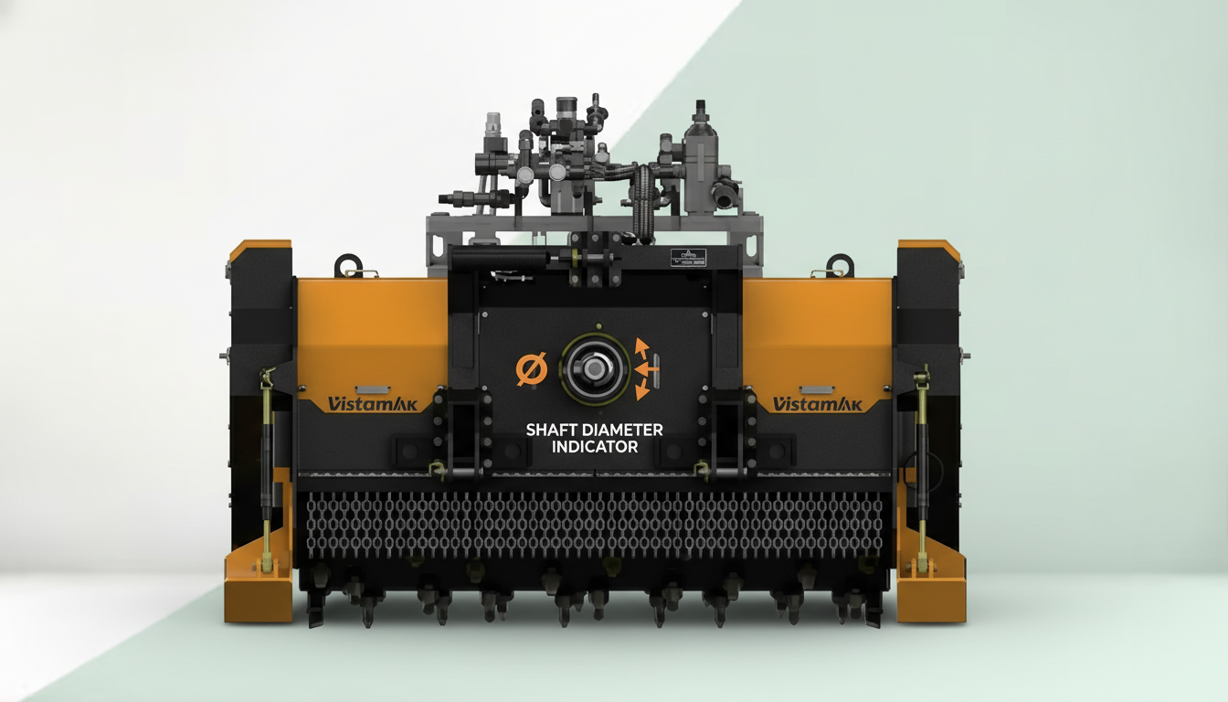 Watanabe tractor agricultural rock crusher field application